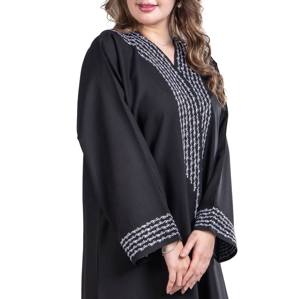 عباية بشت بقماش كريب برايفت الفاخر