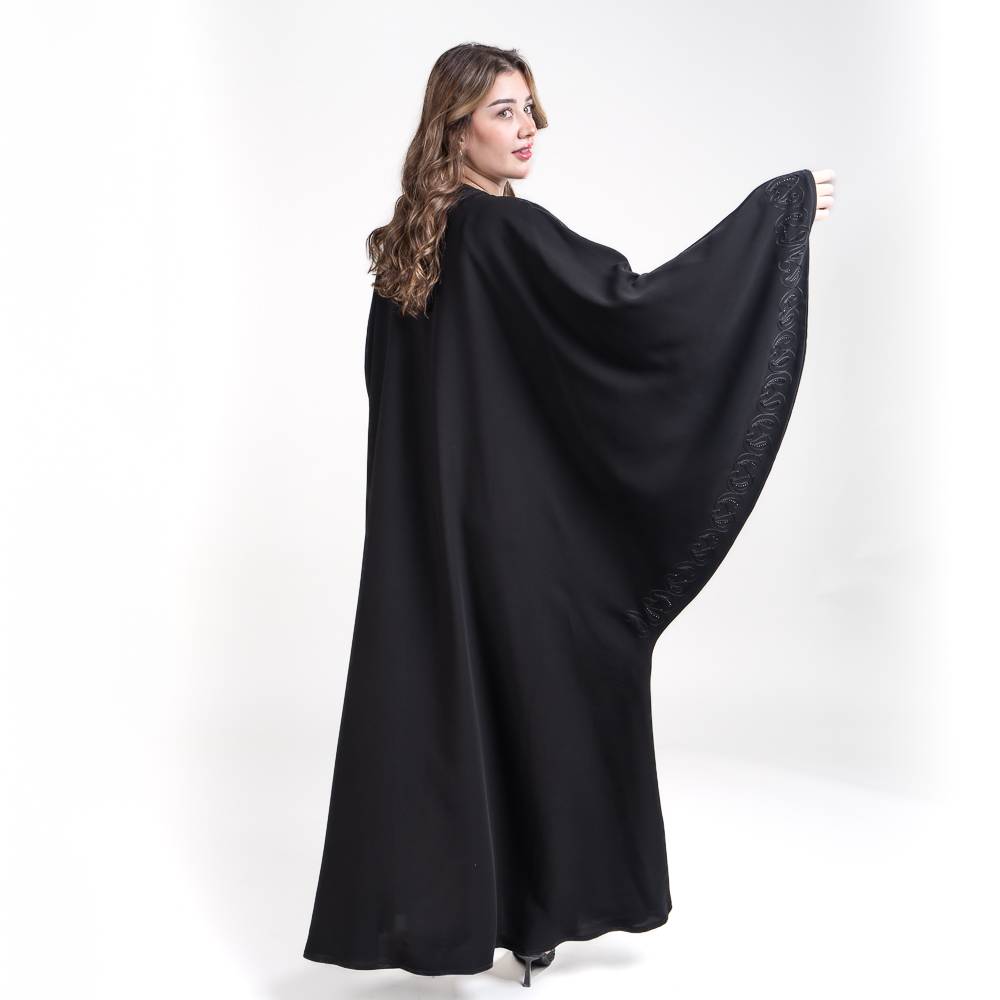 عباية فراشة بقماش كريب ملكي فاخر