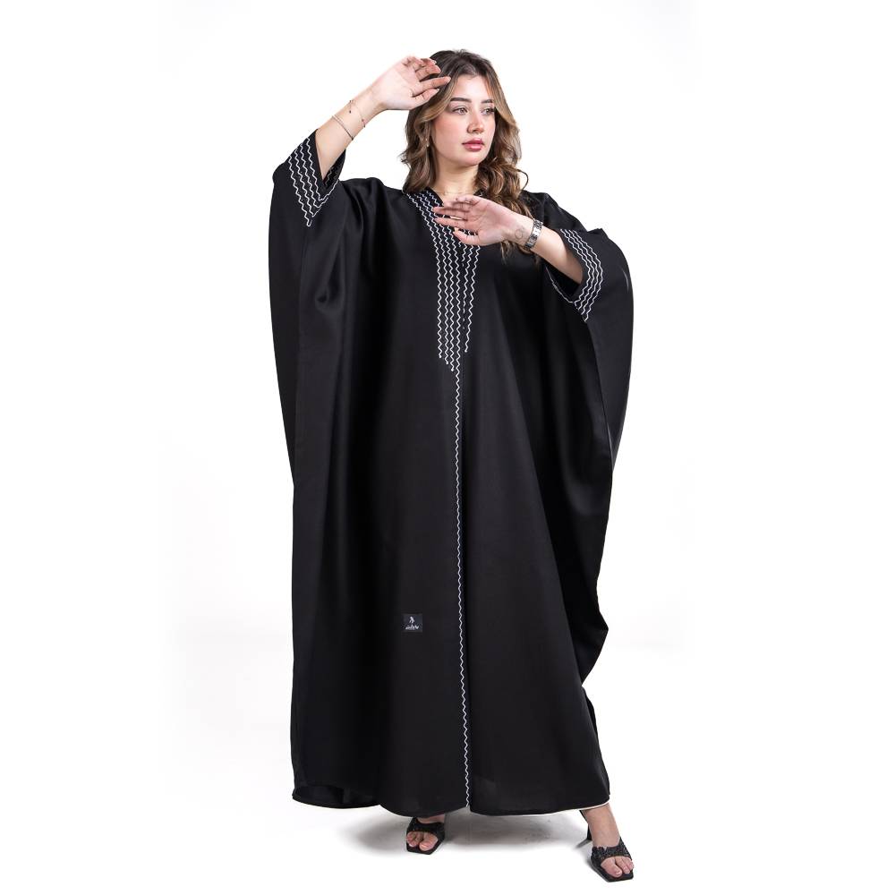 عباية بشت بقماش كريب برايفت الفاخر