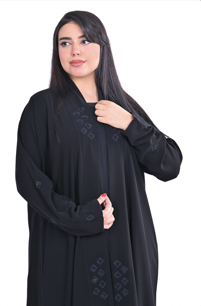 عباية عادية قماش كريب ملكي فاخر