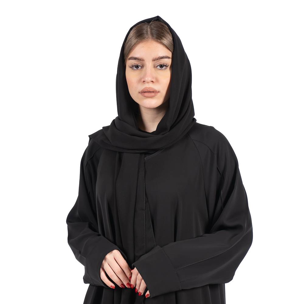 عباية دبل كلوش بقماش نواعم الفاخر