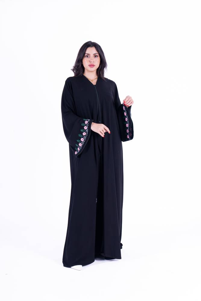 عباية عادية قماش كريب ملكي 