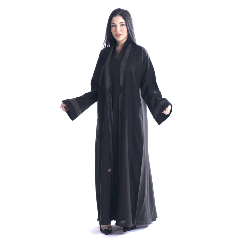 عباية قماش إنترنت بتصميم جاكار مشجر