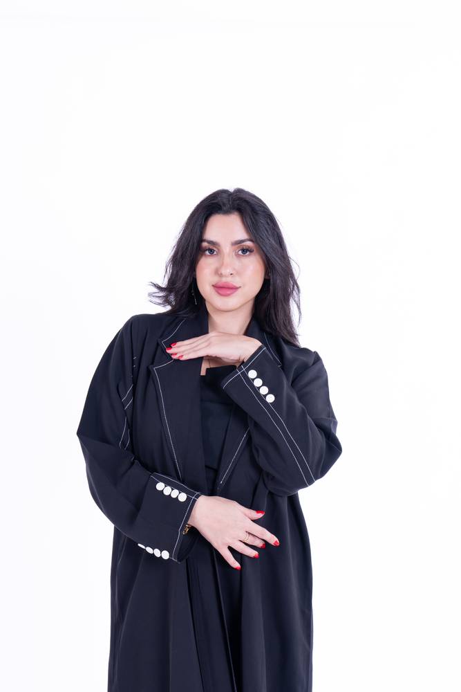 عباية عادية قماش كريب الشرقية 