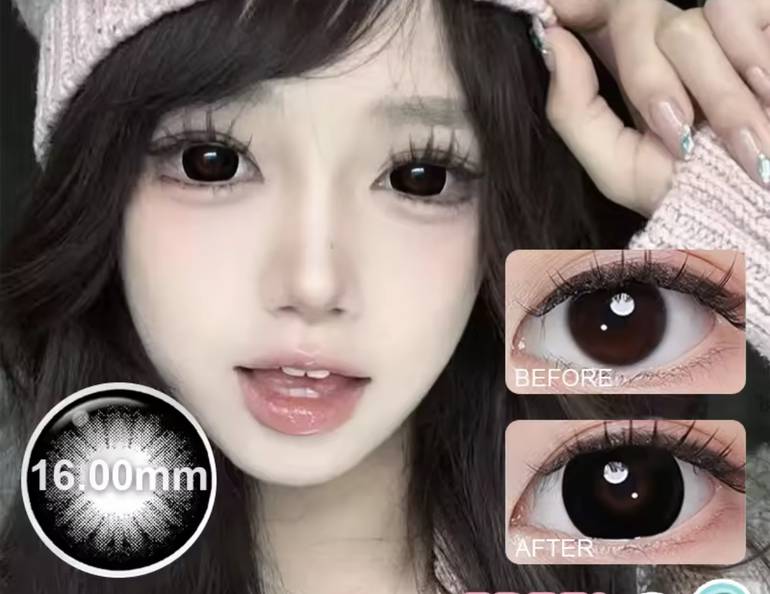 عدسات full black مقاس 16mm