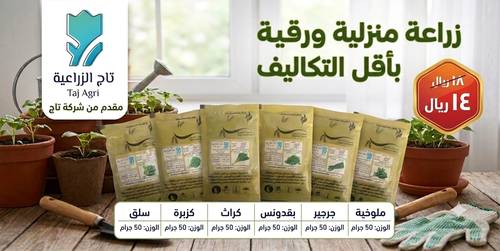 مجموعة بذور الورقيات عدد ( 6 باكت )