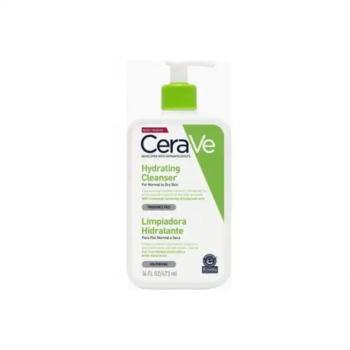 CeraVe Hydrating Facial Cleanser 473ml for Normal to Dry Skin