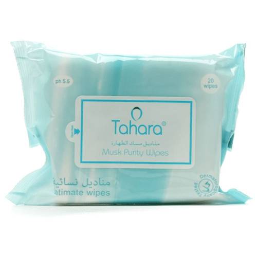 Taharah Feminine Wipes 20 Pieces with Musk