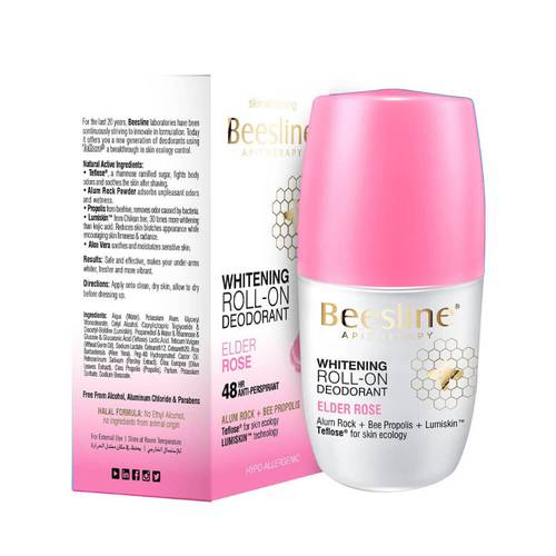 Beesline Whitening Deodorant Roll-On 50ml Rose Scent