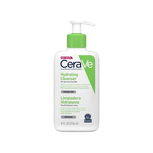 CeraVe Hydrating Facial Cleanser 236ml for Normal to Dry Skin
