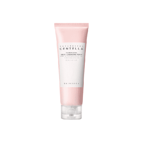SKIN1004 Madagascar Centella Ampoule Foam 125ml with Himalayan Pink Salt for Deep Cleansing and Pore Tightening