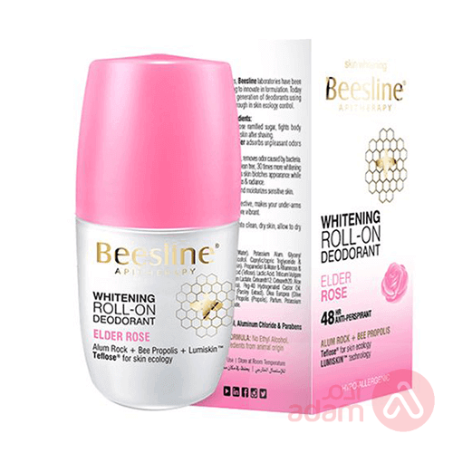 Beesline Whitening Deodorant Roll-On 50ml Rose Scent Buy 1 Get 50% Off Second