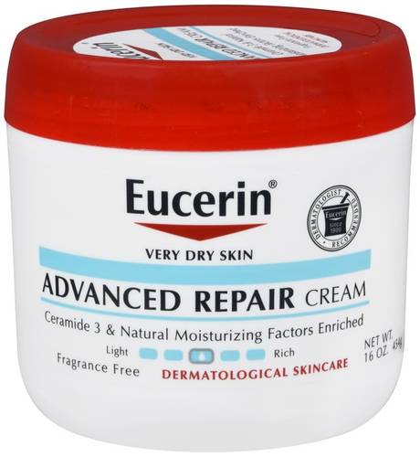 Eucerin Advanced Repair Dry Skin Cream 454g Fragrance-Free