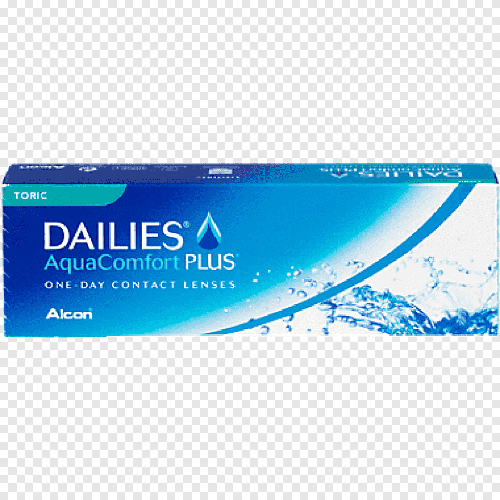 Dailies AquaComfort Plus for Astigmatism (Toric) – Daily Contact Lenses – 30 Lenses Pack