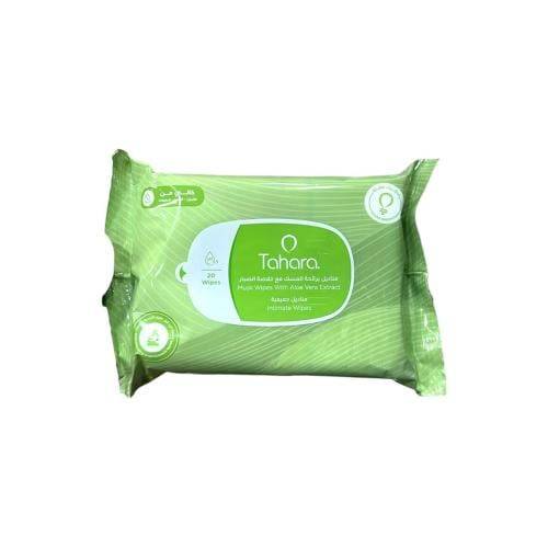 Taharah Feminine Wipes - 20 Pieces - Musk with Aloe Vera Extract