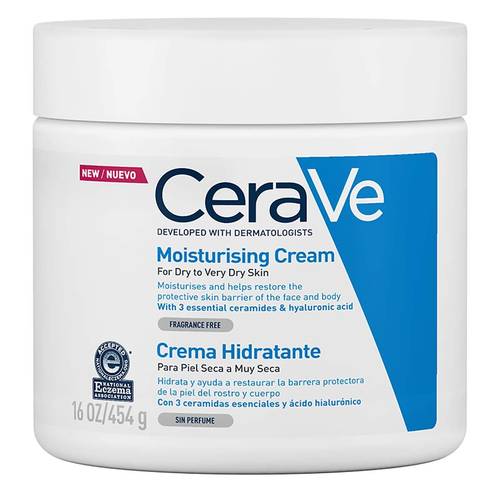 CeraVe Moisturizing Cream 454g for Dry to Very Dry Skin