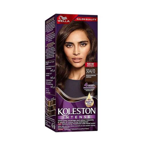 Koleston Hair Color 50ml Maxi 304/0 Medium Brown