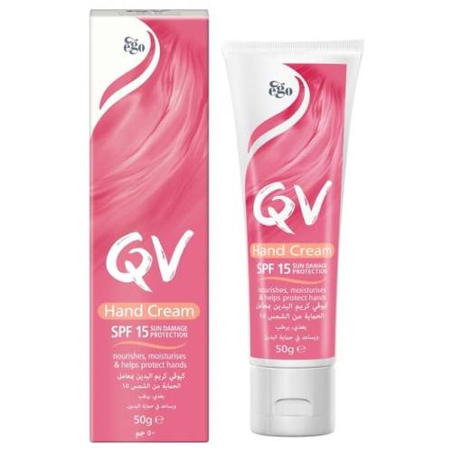Qv Hand Cream 50g Moisturizing with Sun Protection SPF 15