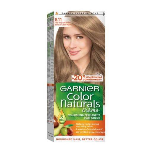 Garnier Natural Hair Color 8.11 Deep Ashy Light Blonde