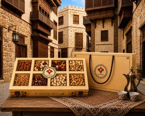 بوكس المكسرات الفاخر