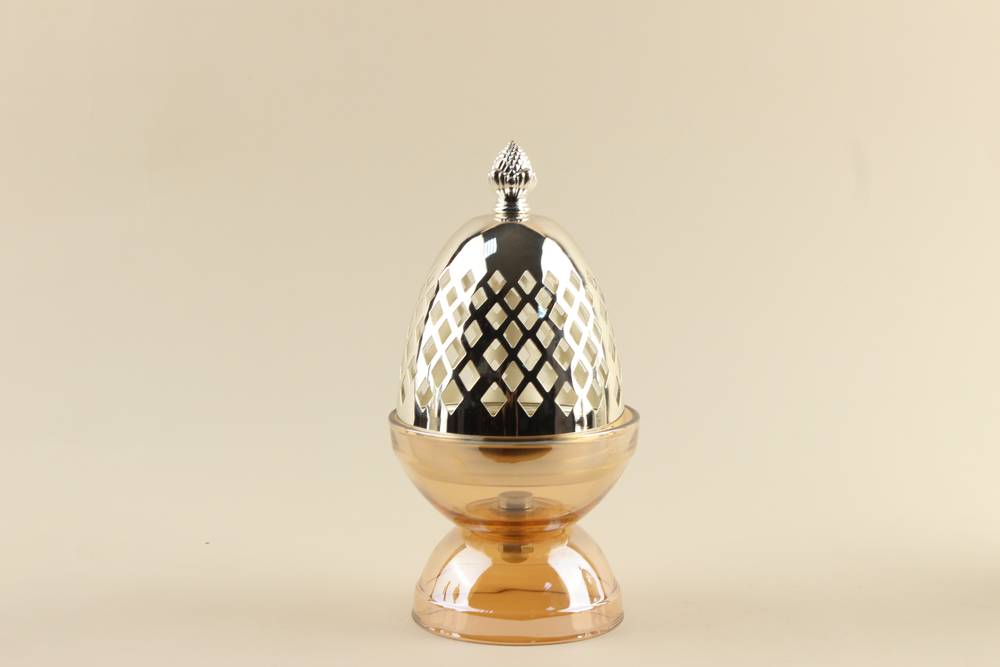 مبخره استيل بقاعده عسلي