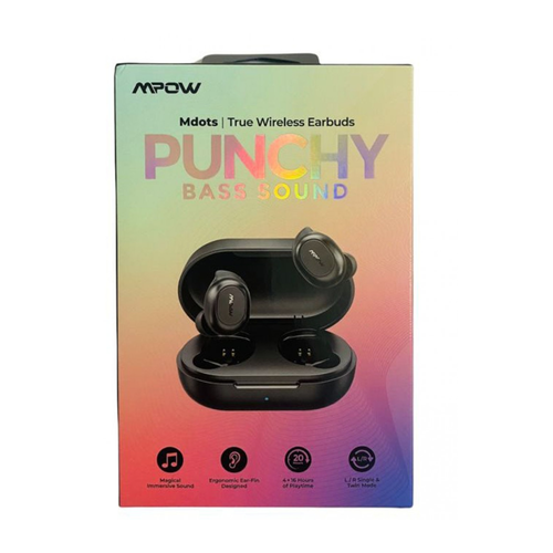 سماعات أذن لاسلكية Mpow MDots - أسود