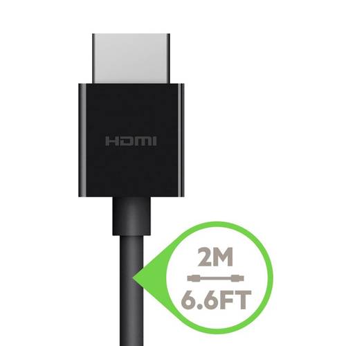 كيبل بيلكن HDMI ULTRA HIGH SPEED 4K 8Kالترا هاي اسبيد 2 متر اسود