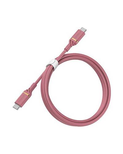 كيبل شحن أوتر بكس من TYPE-C الى TYPE-C بطول 1 متر - احمر