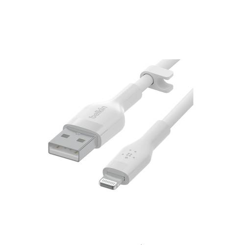  كيبل شحن بيلكن USB-A الى لايتنينق ربل 1 متر - ابيض