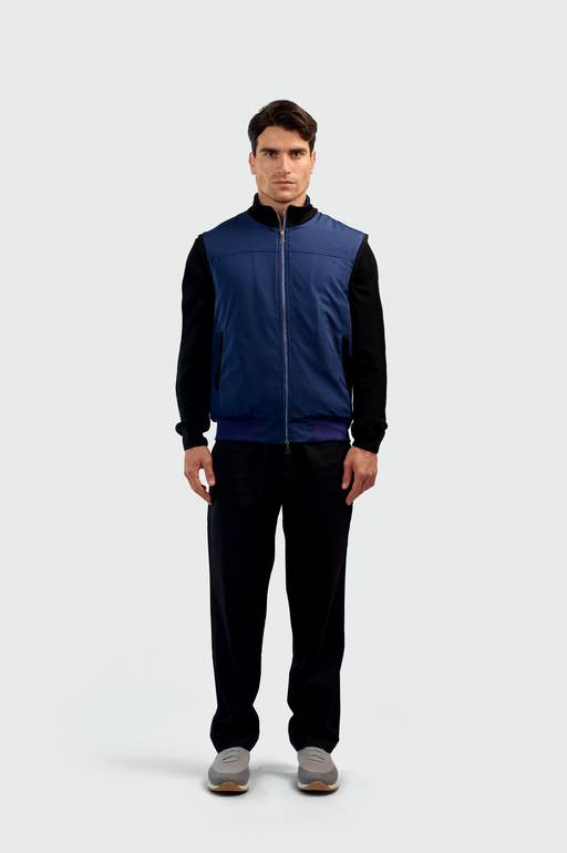 Navy Blue Waterproof Vest - XXXL