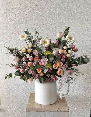 فازة ورد طبيعي 