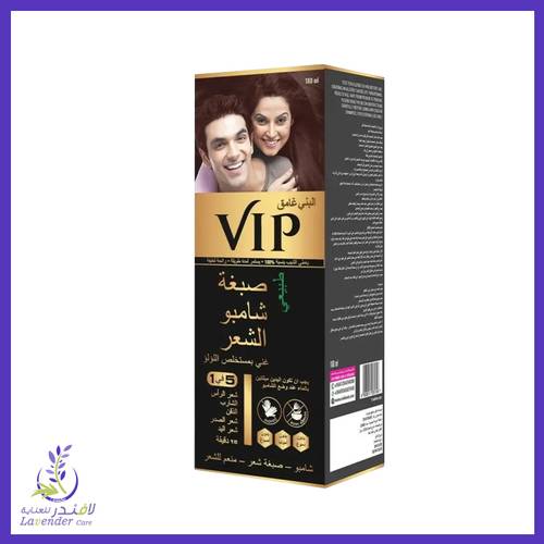 شامبو صبغه الشعر في اي بي 180 مل لون بني غامق