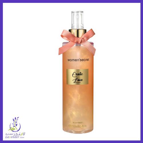 معطر جسم اكزوتيك لوف من وومن سيكرت 250 مل