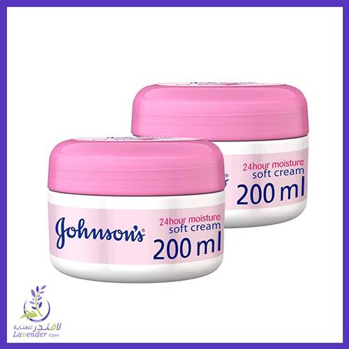 جونسون كريم الجسم مرطب 200 مل عرض 2حبة
