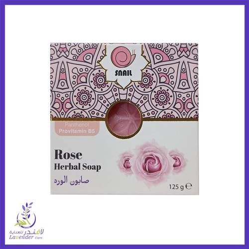 صابونة الورد من سنايل 125 غم	