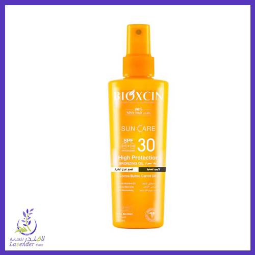 بيوكسين زيت اسمرار مع حماية عالية SPF 30 لجميع أنواع البشرة 200مل