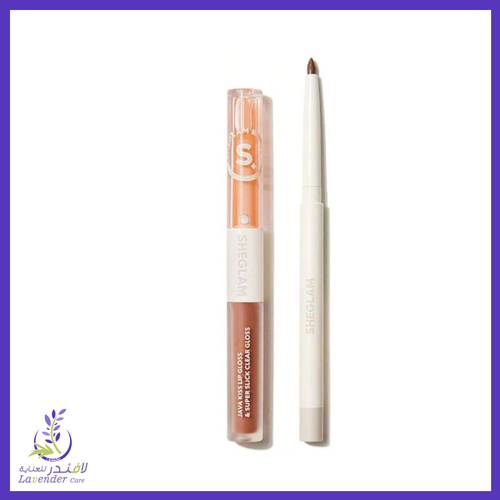 Liner And Lip Duo Set-Pouty Nu شجلام أحمر شفاهومحدد شفاه