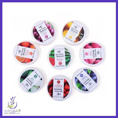 مزيل طلاء اظافر نكهات متعددة ( اختيار عشوائي )