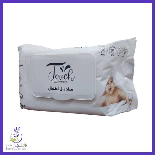 مناديل تاتش للاطفال 120 قطعه بالصبار 