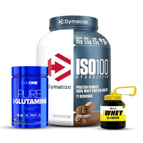 DYM Iso 100, Team One L-Glutamine, Funnel