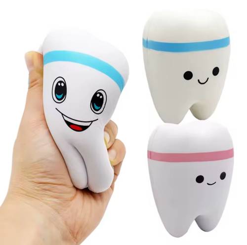 كرة التوتر شكل ضرس (Stress ball tooth)