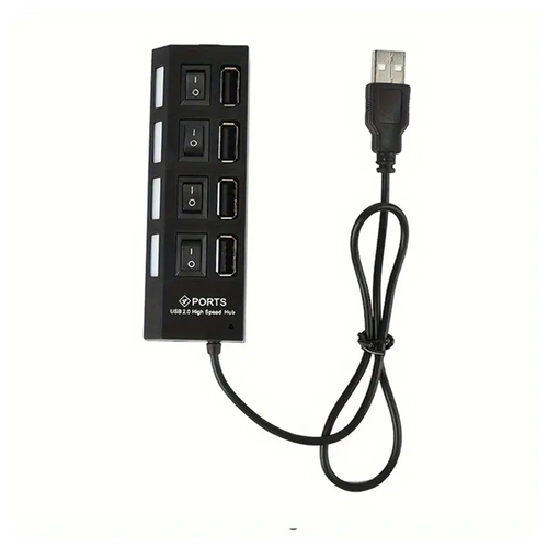 توصيلة USB أربع مداخل مع إضاءة ( متعددة الوظائف )