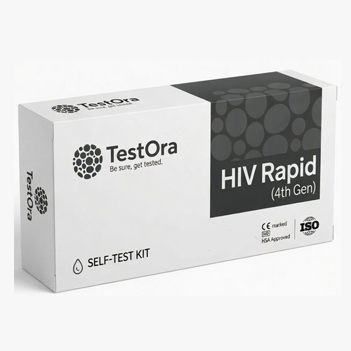 مجموعة اختبار فيروس نقص المناعة البشرية الإيدز  HIV ELISA الجيل الرابع - بالمنزل
