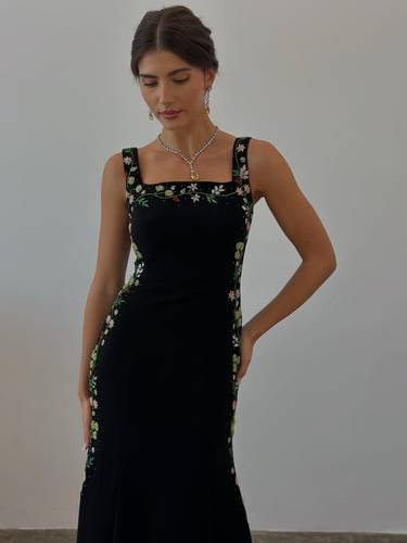Night garden dress