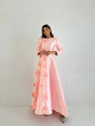 Pearly flower pink