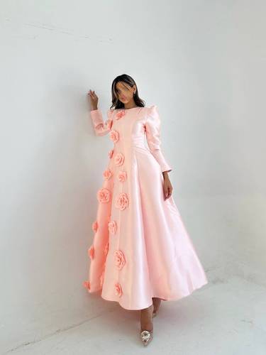 Pearly flower pink