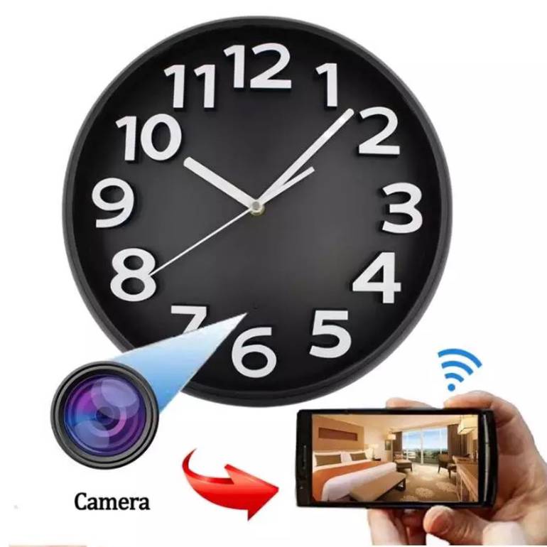 كاميرا مراقبة خفيه شكل ساعة حائط