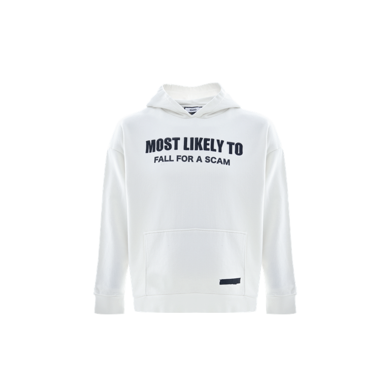 MOST LIKELY HOODIE-WHITE