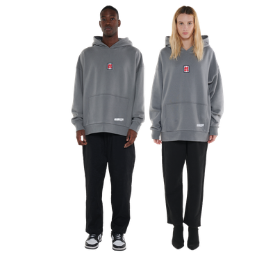 EIGHTEEN EIGHTY SIX CLASSIC HOODIE-GREY