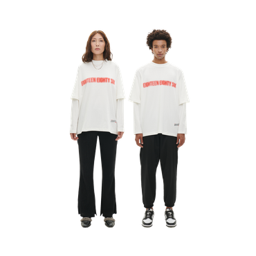 DOUBLE T- SHIRT - OFF WHITE